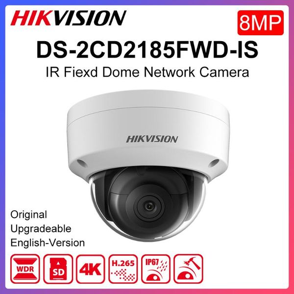 original hikvision dome ip camera ds-2cd2185fwd-is 4k support poe hik-connect app ir range 30m cctv sd card slot cameras
original hikvision dome ip camera ds-2cd2185fwd-is 4k support poe hik-connect app ir range 30m cctv sd card slot cameras
