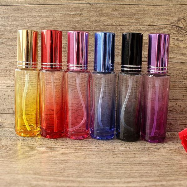 10ml colorful cylinder small glass perfume spray bottle portable empty 5pcs/lot storage bottles & jars
10ml colorful cylinder small glass perfume spray bottle portable empty 5pcs/lot storage bottles & jars