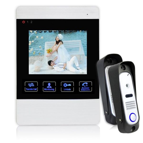 homefong brand wired 4" tft video door phone intercom entry system 1 screen 2 camera with unock function phones
homefong brand wired 4" tft video door phone intercom entry system 1 screen 2 camera with unock function phones