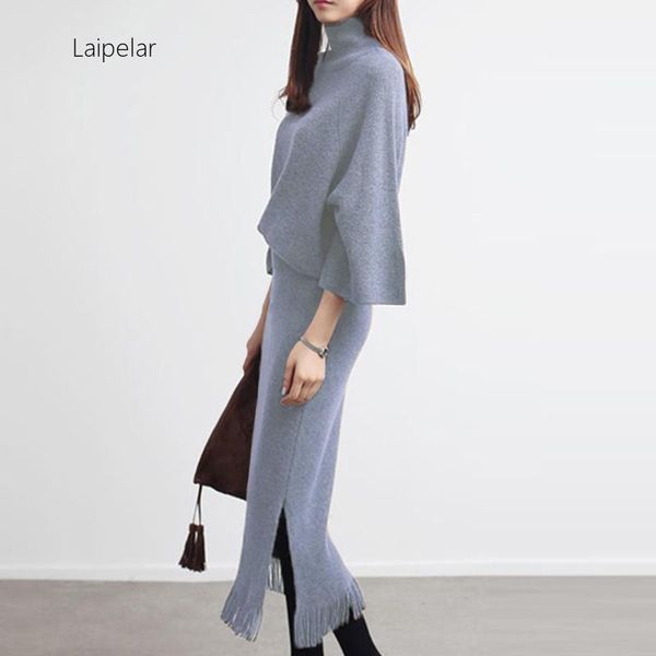 two piece dress women 2 set elegant knitted office lady pullover turtleneck high waist split tassel skirt suit, White
two piece dress women 2 set elegant knitted office lady pullover turtleneck high waist split tassel skirt suit, White