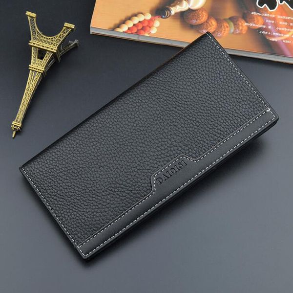 factory sales men handbag soft leather long wallet card capacity business mens wallets fashion stitching folding leathers purse, Red;black
factory sales men handbag soft leather long wallet card capacity business mens wallets fashion stitching folding leathers purse, Red;black