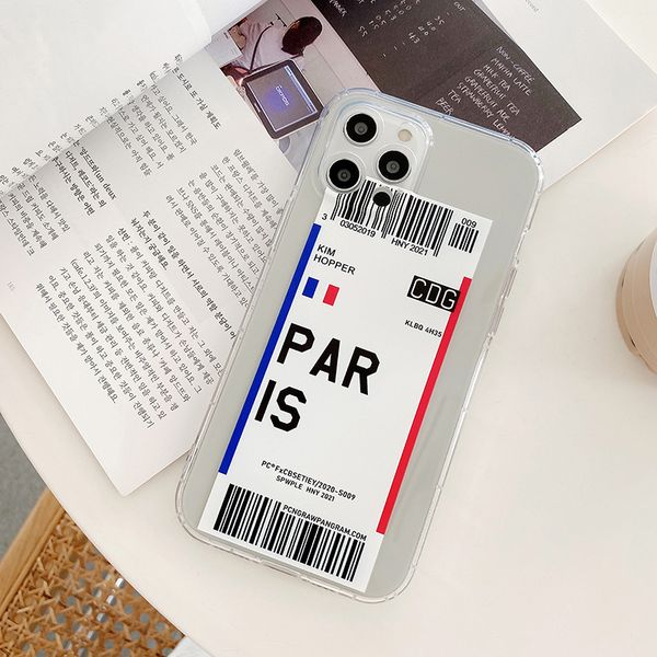 creative air ticket drop proof mobile phone cases with paris for iphone 12 11 pro promax x xs max 7 8 plus
creative air ticket drop proof mobile phone cases with paris for iphone 12 11 pro promax x xs max 7 8 plus