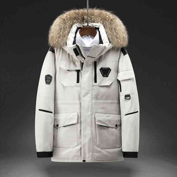 men's down & parkas designer men's winter jacket down thickened large fur collar hooded tooling warm and windproof neutra q1il# 6x, Black
men's down & parkas designer men's winter jacket down thickened large fur collar hooded tooling warm and windproof neutra q1il# 6x, Black