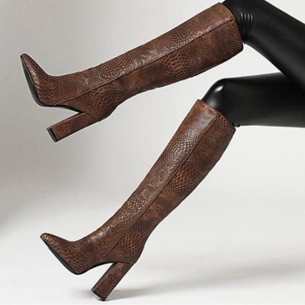 boots fanyuan quality night club shoes woman heels pointed toe knee high winter party working slim long size 34-43, Black
boots fanyuan quality night club shoes woman heels pointed toe knee high winter party working slim long size 34-43, Black