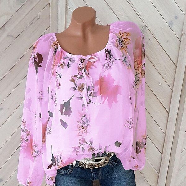 women's t-shirt plus size 2021 spring one-word tie print long-sleeved womens blouses and flower shirt women graphic tee, White
women's t-shirt plus size 2021 spring one-word tie print long-sleeved womens blouses and flower shirt women graphic tee, White