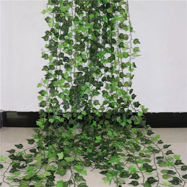 decorative flowers & wreaths 200cm leaf home decor artificial ivy garland plants vine fake foliage creeper green wreath wedding decoration
decorative flowers & wreaths 200cm leaf home decor artificial ivy garland plants vine fake foliage creeper green wreath wedding decoration
