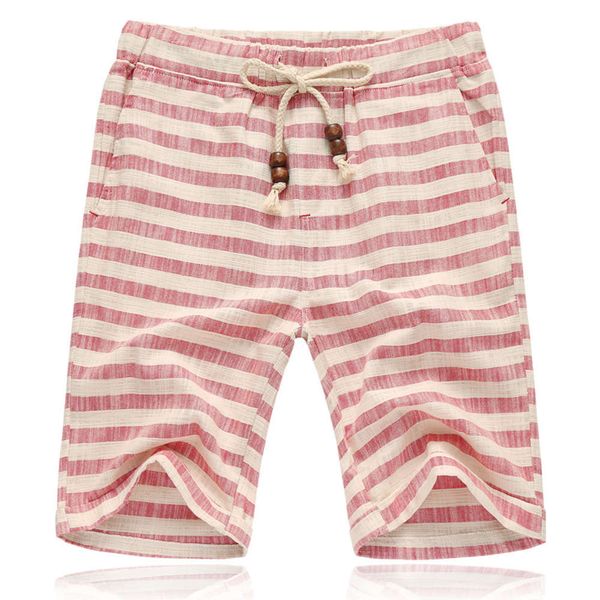 summer men's color matching striped cotton / linen capris trendy large casual shorts straight beach pants, White;black
summer men's color matching striped cotton / linen capris trendy large casual shorts straight beach pants, White;black