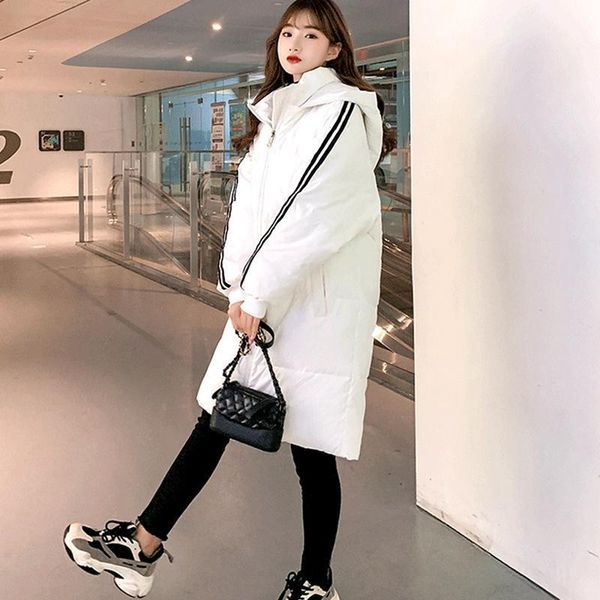 women's down & parkas cotton padded coat women jacket long loose mid-length hooded winter clothing, Black
women's down & parkas cotton padded coat women jacket long loose mid-length hooded winter clothing, Black