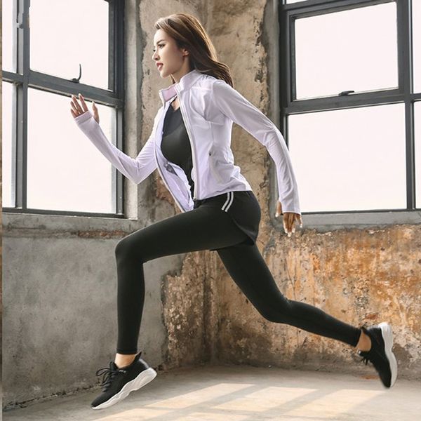 yoga outfit with lu logo stitching slim fitness wear jacket quick-drying breathable sport long sleeve running
yoga outfit with lu logo stitching slim fitness wear jacket quick-drying breathable sport long sleeve running