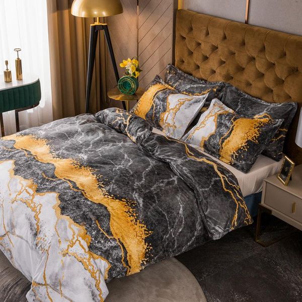 bedding sets light luxury wind bronzing marble quilt cover pillowcase no sheet set three-piece
bedding sets light luxury wind bronzing marble quilt cover pillowcase no sheet set three-piece