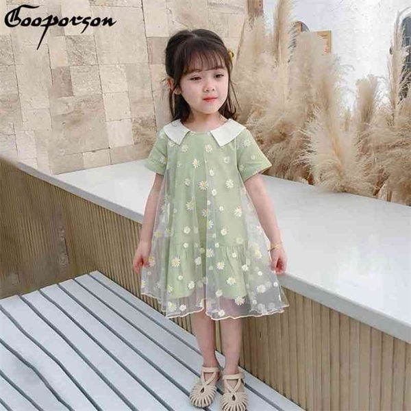 gooporson cute summer kids clothes flower embroidery mesh short sleeve princess dress fashion green little girls costume 210715, Red;yellow
gooporson cute summer kids clothes flower embroidery mesh short sleeve princess dress fashion green little girls costume 210715, Red;yellow