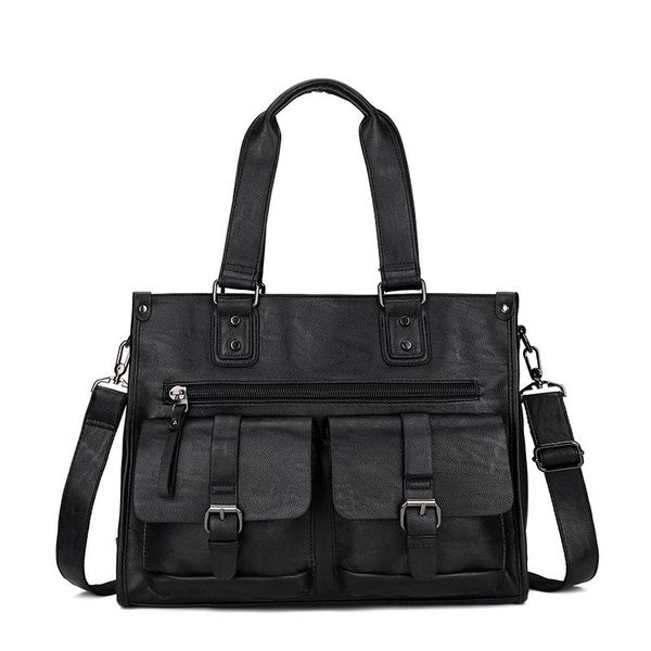 briefcases 2021 men's tote briefcase business shoulder messenger bag for men large male handbags pu leather lapbags
briefcases 2021 men's tote briefcase business shoulder messenger bag for men large male handbags pu leather lapbags