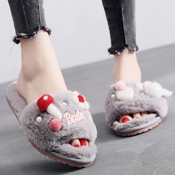 slippers winter creative women cotton indoor plush slipper slip on warm shoes casual home flat s42, Black
slippers winter creative women cotton indoor plush slipper slip on warm shoes casual home flat s42, Black