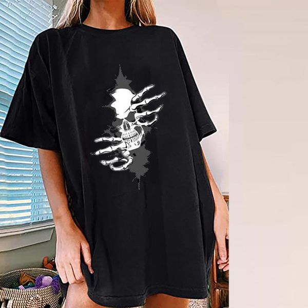 women's t-shirt halloween femme tshirt harajuku o-neck casual tee ladies clothing short sleeve plus size women ropa mujer, White
women's t-shirt halloween femme tshirt harajuku o-neck casual tee ladies clothing short sleeve plus size women ropa mujer, White