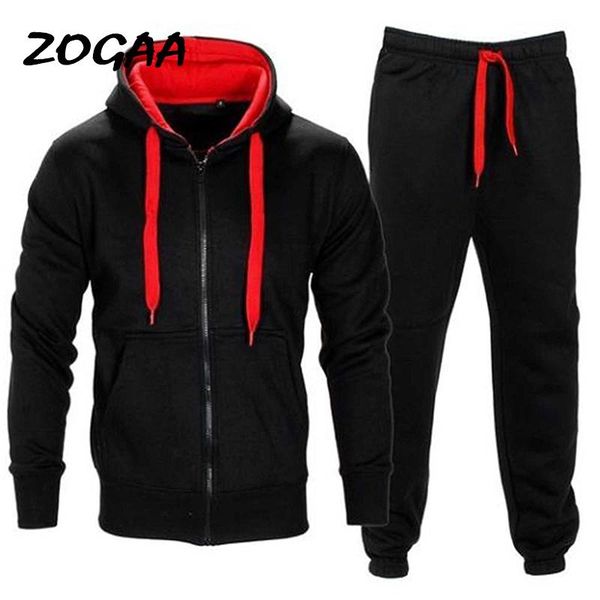 men's tracksuits zogaa sets men casual sweatsuit slim-fit hoodie two-piece color matching solid sport wear outfit fashion tracksuit, Gray
men's tracksuits zogaa sets men casual sweatsuit slim-fit hoodie two-piece color matching solid sport wear outfit fashion tracksuit, Gray