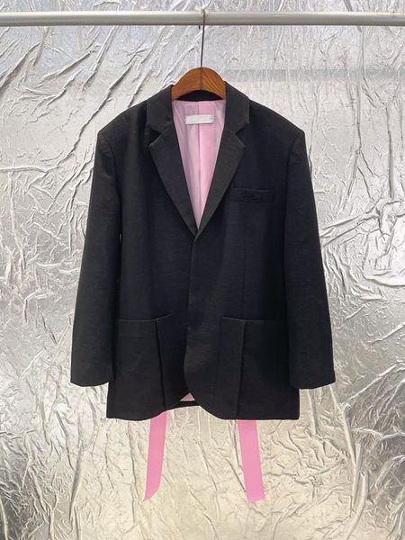 women's suits & blazers early autumn of 2021 the ribbon suit back stitching love 0812, White;black
women's suits & blazers early autumn of 2021 the ribbon suit back stitching love 0812, White;black