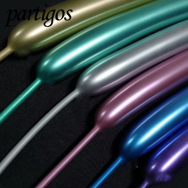 partigos 100pcs/lot metallic long strip balloon latex balloons magic tying twisting balloon birthday wedding party decor
partigos 100pcs/lot metallic long strip balloon latex balloons magic tying twisting balloon birthday wedding party decor