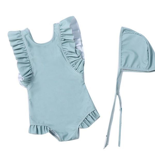 one-piece suits 50% solid color children baby girls swimsuit bikini lace swimwear with hat for vacation
one-piece suits 50% solid color children baby girls swimsuit bikini lace swimwear with hat for vacation