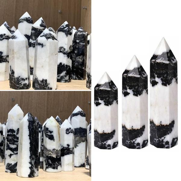 decorative objects & figurines 1pc natural stone crystal point healing obelisk black ornament quartz wand and decor beautiful white for home
decorative objects & figurines 1pc natural stone crystal point healing obelisk black ornament quartz wand and decor beautiful white for home