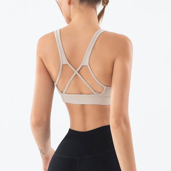gym clothing women's backless sports bra fitness bras women strappy brassiere sport vest padded yoga push up running underwear, White;black
gym clothing women's backless sports bra fitness bras women strappy brassiere sport vest padded yoga push up running underwear, White;black