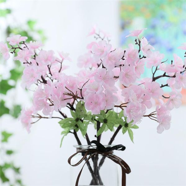 decorative flowers & wreaths chinese style silk cherry blossom artificial peach flower stem for home decoration
decorative flowers & wreaths chinese style silk cherry blossom artificial peach flower stem for home decoration