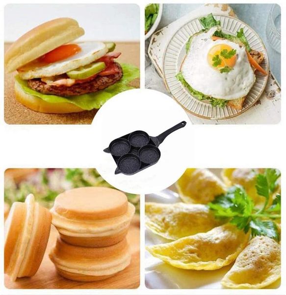 pans 7" mini egg frying pan nonstick 4-cup cooker with silicon handle pancake for cakes toast
pans 7" mini egg frying pan nonstick 4-cup cooker with silicon handle pancake for cakes toast