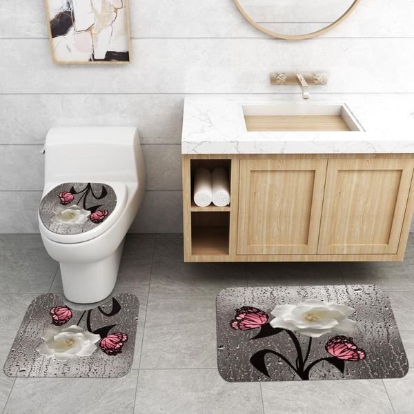 bath mats 3pcs/set floral bathroom washroom carpet u-shaped toilet foot rugs set absorbent
bath mats 3pcs/set floral bathroom washroom carpet u-shaped toilet foot rugs set absorbent