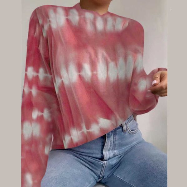 women's t-shirt tie dye print women tshirts fashion casual o neck long sleeve loose gradients female t-shirts autumn winter streetwear, White
women's t-shirt tie dye print women tshirts fashion casual o neck long sleeve loose gradients female t-shirts autumn winter streetwear, White