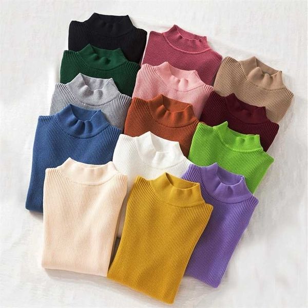 jmprs autumn women pullover sweater fashion half turtleneck knitted female jumper long sleeve winter soft elastic blouse 211218, White;black
jmprs autumn women pullover sweater fashion half turtleneck knitted female jumper long sleeve winter soft elastic blouse 211218, White;black