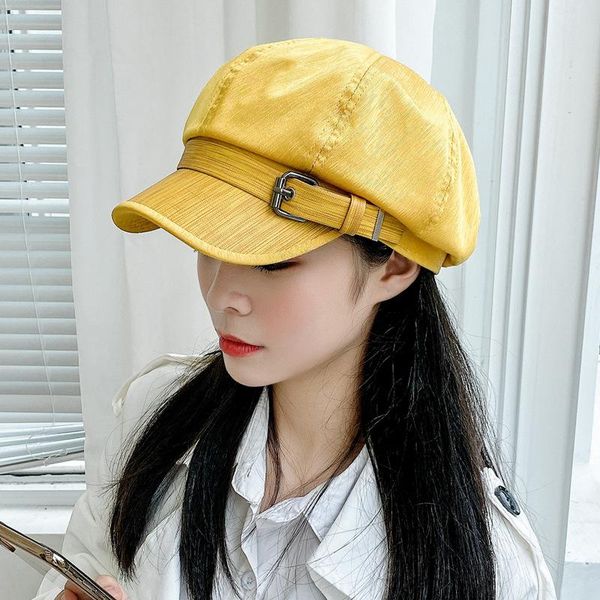 octagonal hat ladies korean mercerized blended short-brimmed cap shade british fashion painter in spring and autumn berets, Blue;gray
octagonal hat ladies korean mercerized blended short-brimmed cap shade british fashion painter in spring and autumn berets, Blue;gray