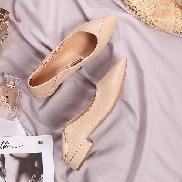 sandals soft single shoes pointed small size women's thick heel 2021 low korean style large 41-43 fat wide, Black
sandals soft single shoes pointed small size women's thick heel 2021 low korean style large 41-43 fat wide, Black