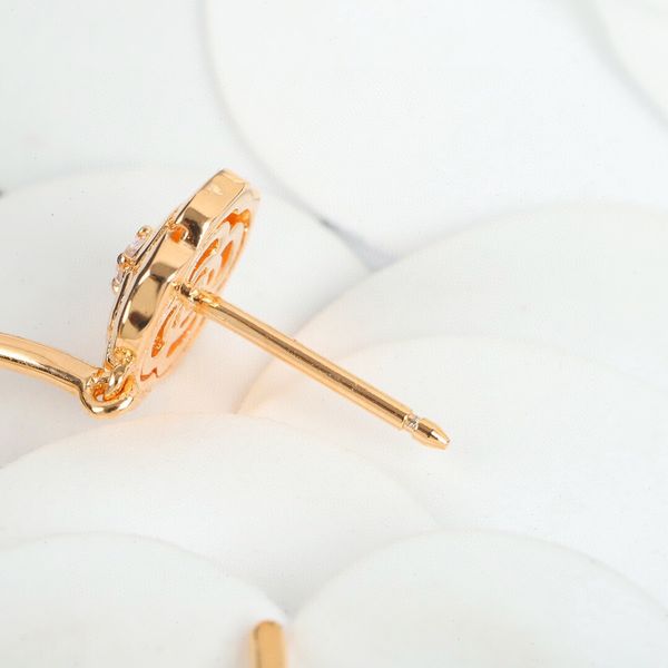 s925 silver round shape in 18k rose gold plated for women wedding jewelry gift and flower have box ps4715, Golden
s925 silver round shape in 18k rose gold plated for women wedding jewelry gift and flower have box ps4715, Golden