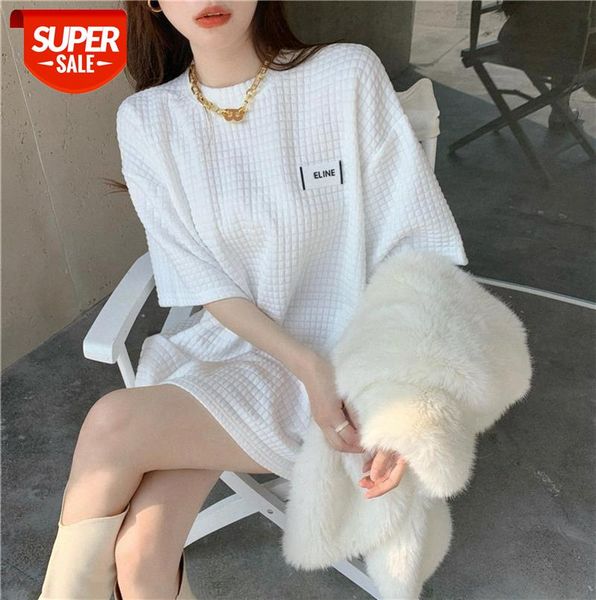 women's bottoming shirt short-sleeved western-style loose round neck pullover with lazy style mid-length t-shirt #j30c, Black;gray
women's bottoming shirt short-sleeved western-style loose round neck pullover with lazy style mid-length t-shirt #j30c, Black;gray