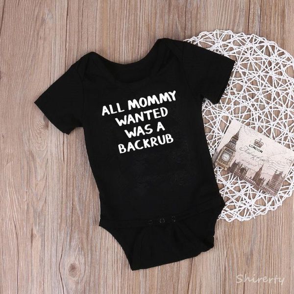 rompers all mommy wanted was a backrub print born baby clothes cotton boy girl short sleeve outfits 0-24m, Blue
rompers all mommy wanted was a backrub print born baby clothes cotton boy girl short sleeve outfits 0-24m, Blue
