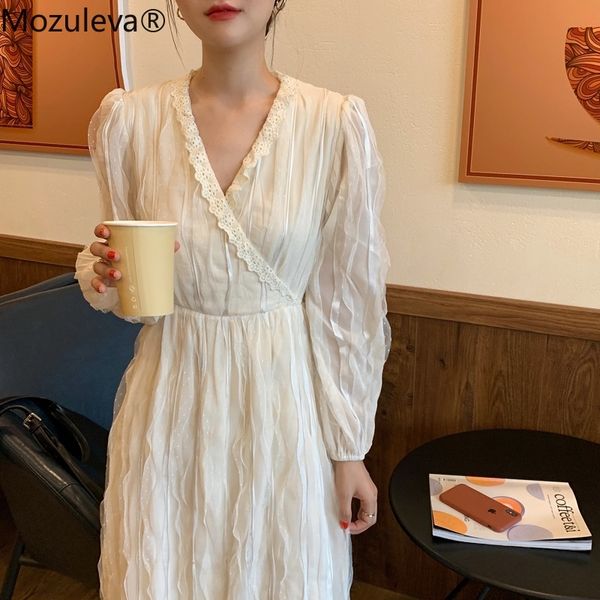 moluleva 2021 vintage female spring solid v-neck high waist elegant lace up sleeve sleeves retro ladies dress long, Black;gray
moluleva 2021 vintage female spring solid v-neck high waist elegant lace up sleeve sleeves retro ladies dress long, Black;gray