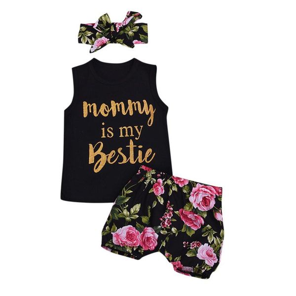 fashion baby girl clothes summer set floral letter vest shorts hairbands 3pcs infant outfit born girls clothing sets, White
fashion baby girl clothes summer set floral letter vest shorts hairbands 3pcs infant outfit born girls clothing sets, White