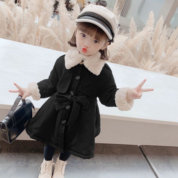 2022 Fashion Girls Winter Coat Warm Rabbit Hair Turn-down Collar Jackets New Casual Toddler Kids Outerwear Clothes MD20331, Black
2022 Fashion Girls Winter Coat Warm Rabbit Hair Turn-down Collar Jackets New Casual Toddler Kids Outerwear Clothes MD20331, Black