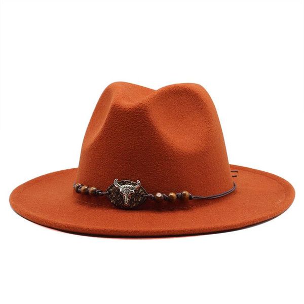 wide brim wool felt jazz fedora hats panama style women ladies trilby gambler hat fashion party cowboy sunshade cap, Blue;gray
wide brim wool felt jazz fedora hats panama style women ladies trilby gambler hat fashion party cowboy sunshade cap, Blue;gray