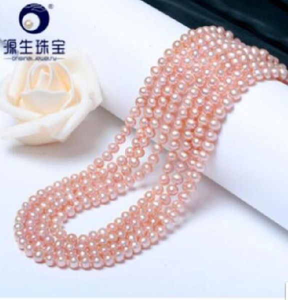 fine pearls necklace jewelry 5-6 mm natural south sea pink pearl 60 inches sweater chain, Silver
fine pearls necklace jewelry 5-6 mm natural south sea pink pearl 60 inches sweater chain, Silver