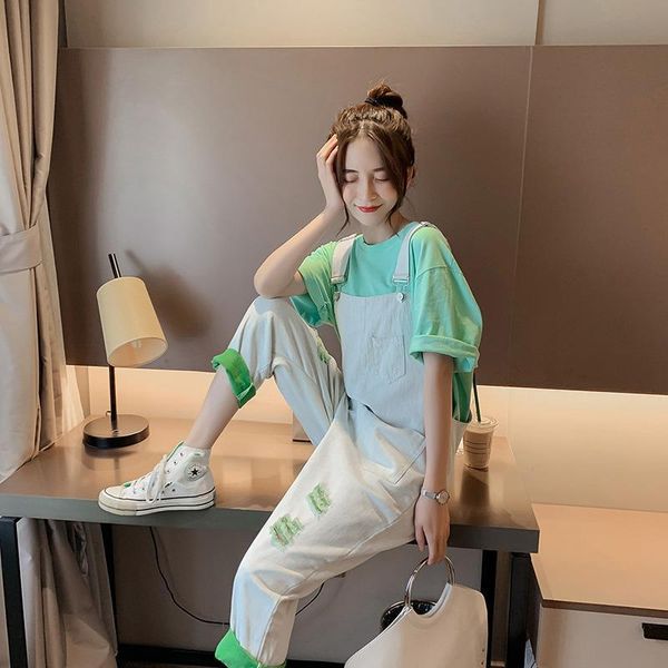 women's jeans woman pants suspender suit summer clothes pantalones vaqueros mujer, Blue
women's jeans woman pants suspender suit summer clothes pantalones vaqueros mujer, Blue