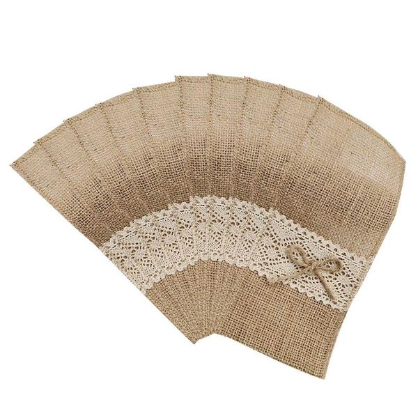 forks 10pcs/set jute lace cutlery bag fork and knife holders for wedding party family dining table restaurant decoration
forks 10pcs/set jute lace cutlery bag fork and knife holders for wedding party family dining table restaurant decoration