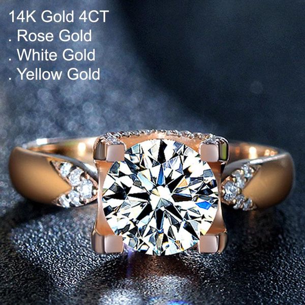 cluster rings 14k rose gold 4 moissanite diamond ring women classic romantic v wedding party engagement anniversary ct d color, Golden;silver
cluster rings 14k rose gold 4 moissanite diamond ring women classic romantic v wedding party engagement anniversary ct d color, Golden;silver