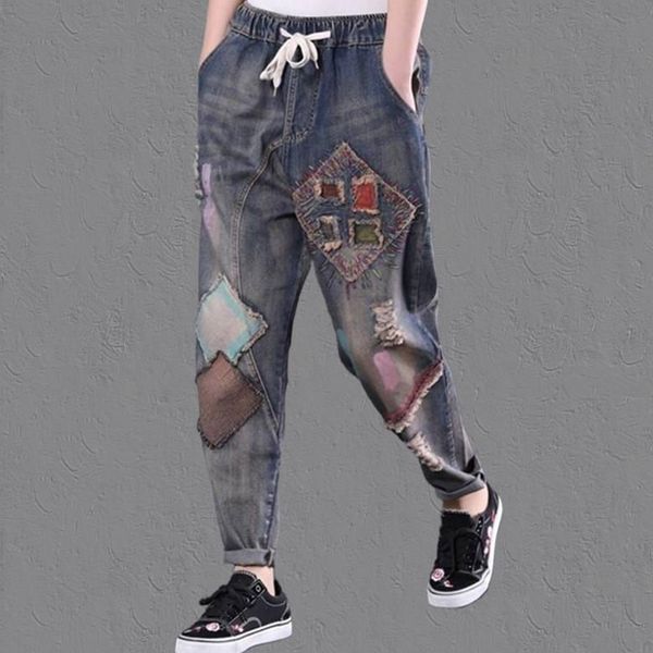 women's jeans hebaoli 2021 retro large size slim high waist pants cropped elastic embroidery casual straight harlan, Blue
women's jeans hebaoli 2021 retro large size slim high waist pants cropped elastic embroidery casual straight harlan, Blue