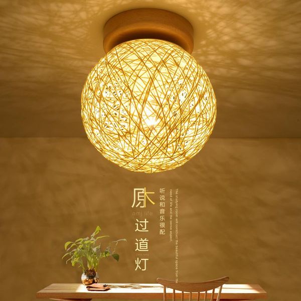 pendant lamps garden ball and rattan art led aisle entrance lamp, corridor staircase solid wood bedroom cloakroom balcony ceiling lamp
pendant lamps garden ball and rattan art led aisle entrance lamp, corridor staircase solid wood bedroom cloakroom balcony ceiling lamp