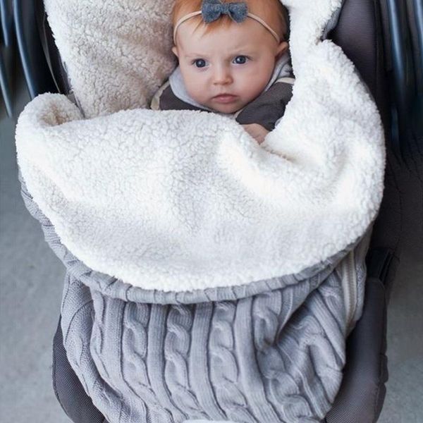 blankets & swaddling autumn and winter stroller baby sleeping bag outdoor button knitted soft wool brushed thick baby's blanket
blankets & swaddling autumn and winter stroller baby sleeping bag outdoor button knitted soft wool brushed thick baby's blanket
