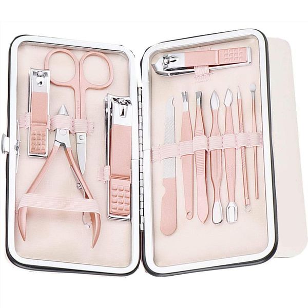 nail art kits 12pcs/set kit professional set stainless steel multifunction manicure daily care tools with luxurious travel case
nail art kits 12pcs/set kit professional set stainless steel multifunction manicure daily care tools with luxurious travel case