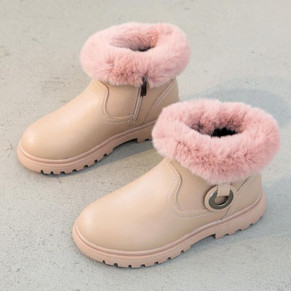 boots for girls 2021 winter furry children plus velvet buckle ankle fashion black pink cotton shoes kids, Black;grey
boots for girls 2021 winter furry children plus velvet buckle ankle fashion black pink cotton shoes kids, Black;grey