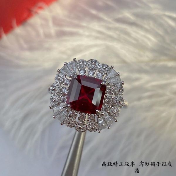 cluster rings classic brand 100% real s925 sterling silver ruby fineness fine jewelry accessories female, Golden;silver
cluster rings classic brand 100% real s925 sterling silver ruby fineness fine jewelry accessories female, Golden;silver