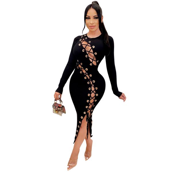 frau kleid dresses woman party night bandage dresses fall long sleeve o-neck hollow out irregular black robe longue 210414, Black;gray
frau kleid dresses woman party night bandage dresses fall long sleeve o-neck hollow out irregular black robe longue 210414, Black;gray