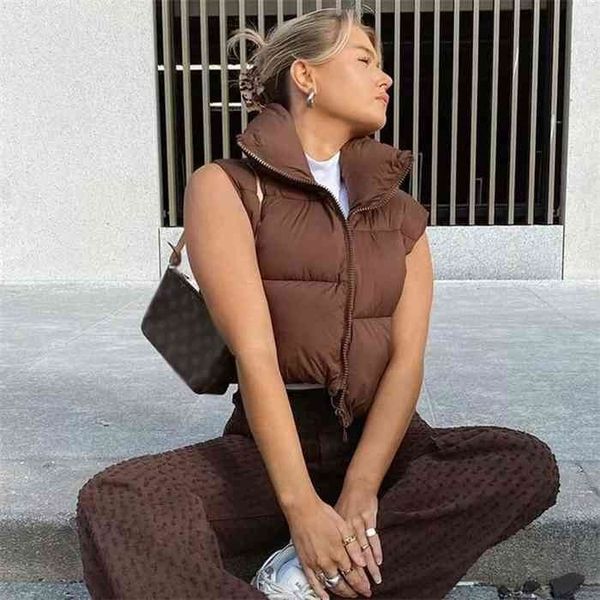 zxqj vintage women brown short waistcoats spring-autumn fashion ladies cute puffer vest coats sweet girls chic outerwear, Black;white
zxqj vintage women brown short waistcoats spring-autumn fashion ladies cute puffer vest coats sweet girls chic outerwear, Black;white